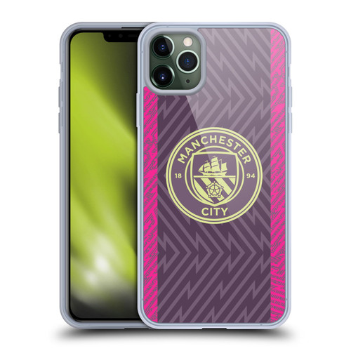 Manchester City Man City FC 2023/24 Badge Kit Home Goalkeeper Soft Gel Case for Apple iPhone 11 Pro Max