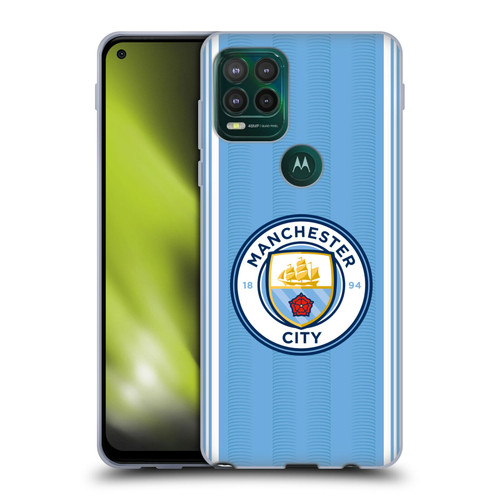 Manchester City Man City FC 2023/24 Badge Kit Home Soft Gel Case for Motorola Moto G Stylus 5G 2021