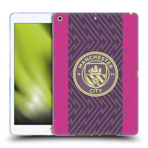 Manchester City Man City FC 2023/24 Badge Kit Home Goalkeeper Soft Gel Case for Apple iPad 10.2 2019/2020/2021