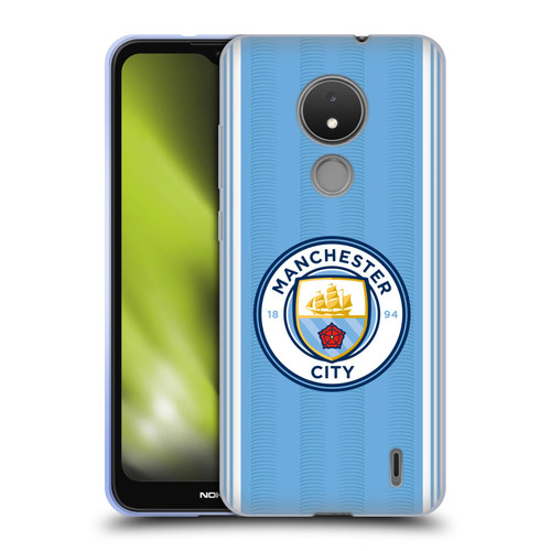 Manchester City Man City FC 2023/24 Badge Kit Home Soft Gel Case for Nokia C21
