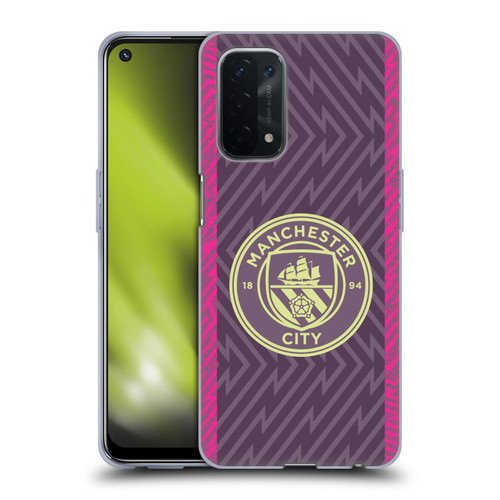 Manchester City Man City FC 2023/24 Badge Kit Home Goalkeeper Soft Gel Case for OPPO A54 5G