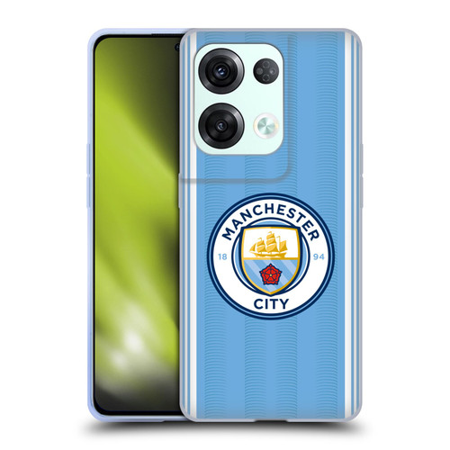 Manchester City Man City FC 2023/24 Badge Kit Home Soft Gel Case for OPPO Reno8 Pro