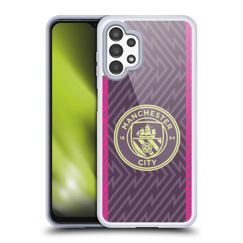 Manchester City Man City FC 2023/24 Badge Kit Home Goalkeeper Soft Gel Case for Samsung Galaxy A13 (2022)