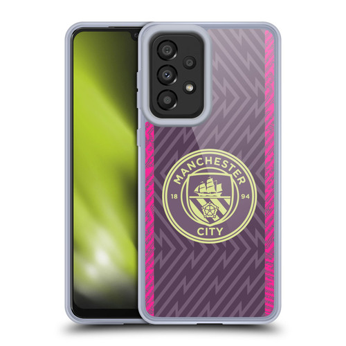 Manchester City Man City FC 2023/24 Badge Kit Home Goalkeeper Soft Gel Case for Samsung Galaxy A33 5G (2022)