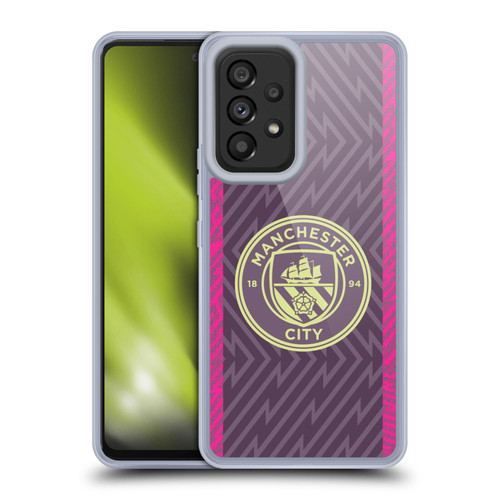 Manchester City Man City FC 2023/24 Badge Kit Home Goalkeeper Soft Gel Case for Samsung Galaxy A53 5G (2022)