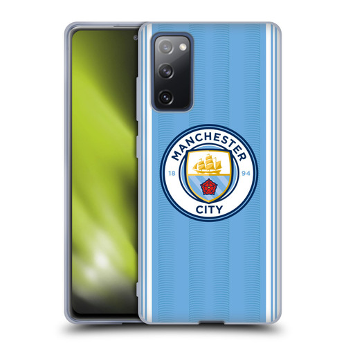 Manchester City Man City FC 2023/24 Badge Kit Home Soft Gel Case for Samsung Galaxy S20 FE / 5G