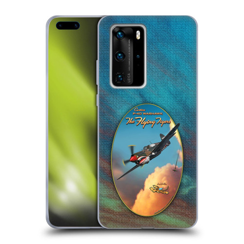 Larry Grossman Retro Collection P-40 Warhawk Flying Tiger Soft Gel Case for Huawei P40 Pro / P40 Pro Plus 5G