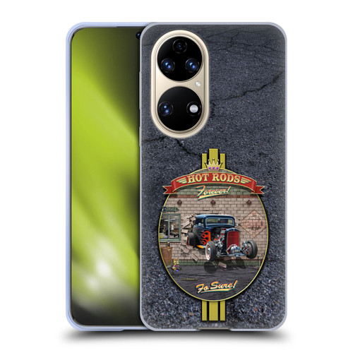 Larry Grossman Retro Collection Hot Rods Forever Soft Gel Case for Huawei P50
