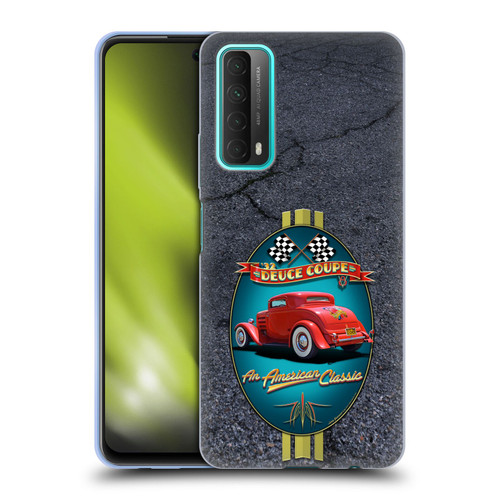 Larry Grossman Retro Collection Deuce Coupe Classic Soft Gel Case for Huawei P Smart (2021)