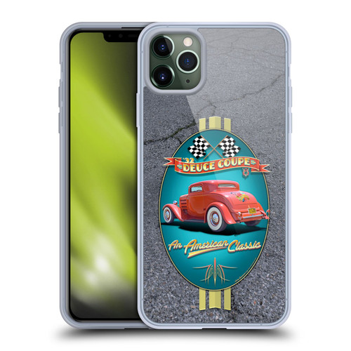 Larry Grossman Retro Collection Deuce Coupe Classic Soft Gel Case for Apple iPhone 11 Pro Max