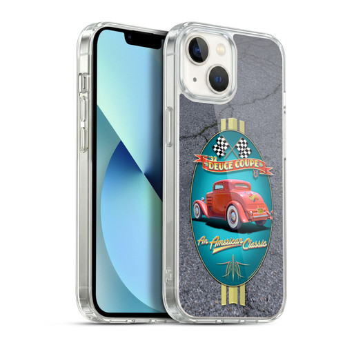 Larry Grossman Retro Collection Deuce Coupe Classic Soft Gel Case for Apple iPhone 13