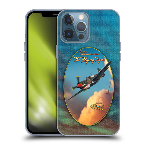 Larry Grossman Retro Collection P-40 Warhawk Flying Tiger Soft Gel Case for Apple iPhone 13 Pro Max