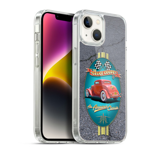 Larry Grossman Retro Collection Deuce Coupe Classic Soft Gel Case for Apple iPhone 14