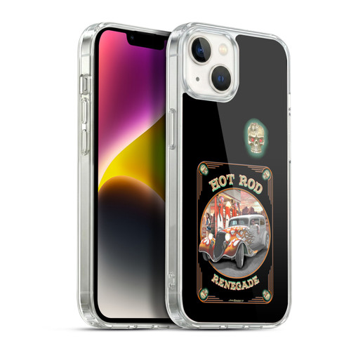 Larry Grossman Retro Collection Hot Rod Renegade Soft Gel Case for Apple iPhone 14 Plus & MagSafe
