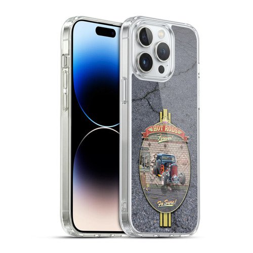 Larry Grossman Retro Collection Hot Rods Forever Soft Gel Case for Apple iPhone 14 Pro Max & MagSafe