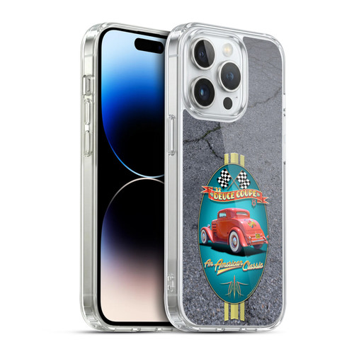 Larry Grossman Retro Collection Deuce Coupe Classic Soft Gel Case for Apple iPhone 14 Pro & MagSafe