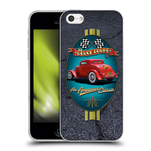 Larry Grossman Retro Collection Deuce Coupe Classic Soft Gel Case for Apple iPhone 5c