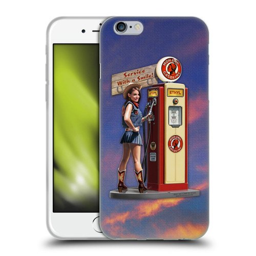 Larry Grossman Retro Collection Gasoline Girl Soft Gel Case for Apple iPhone 6 / iPhone 6s