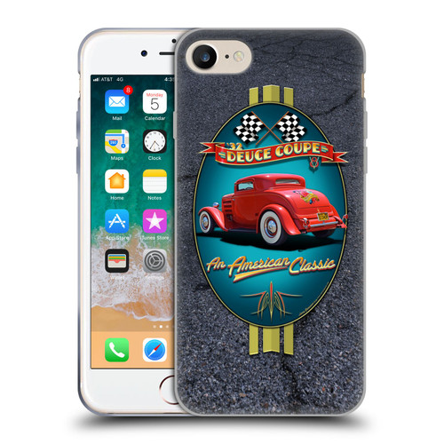 Larry Grossman Retro Collection Deuce Coupe Classic Soft Gel Case for Apple iPhone 7 / 8 / SE 2020 & 2022