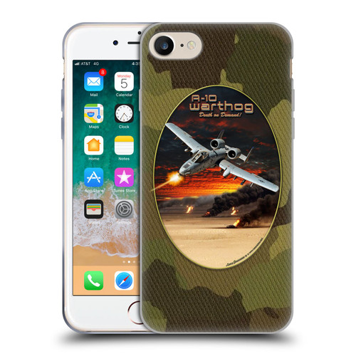 Larry Grossman Retro Collection A-10 Warthog Soft Gel Case for Apple iPhone 7 / 8 / SE 2020 & 2022