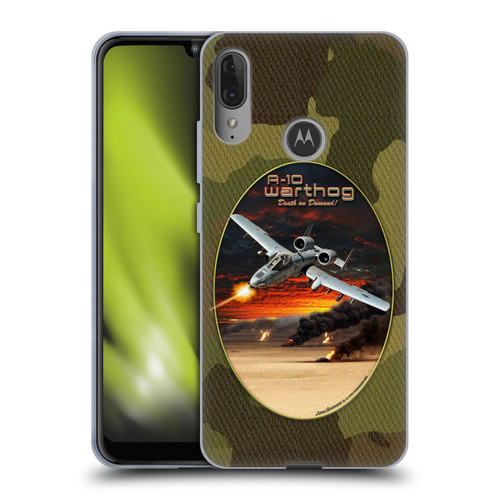 Larry Grossman Retro Collection A-10 Warthog Soft Gel Case for Motorola Moto E6 Plus
