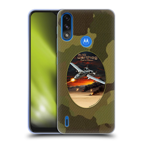 Larry Grossman Retro Collection A-10 Warthog Soft Gel Case for Motorola Moto E7 Power / Moto E7i Power
