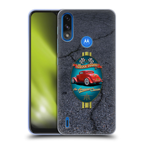 Larry Grossman Retro Collection Deuce Coupe Classic Soft Gel Case for Motorola Moto E7 Power / Moto E7i Power