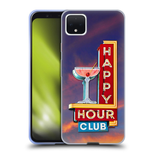 Larry Grossman Retro Collection Happy Hour Club Soft Gel Case for Google Pixel 4 XL