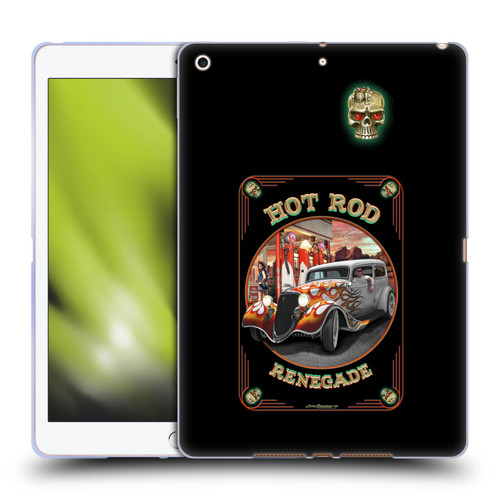 Larry Grossman Retro Collection Hot Rod Renegade Soft Gel Case for Apple iPad 10.2 2019/2020/2021