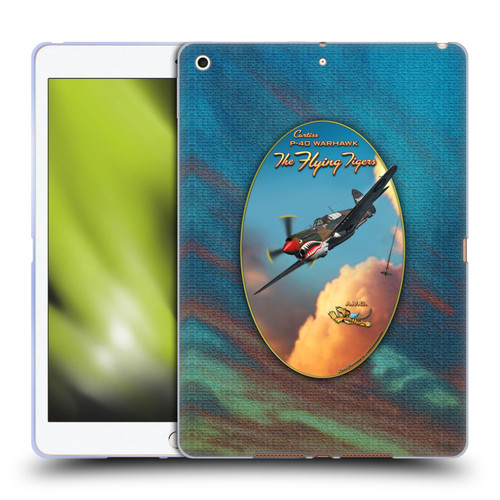 Larry Grossman Retro Collection P-40 Warhawk Flying Tiger Soft Gel Case for Apple iPad 10.2 2019/2020/2021
