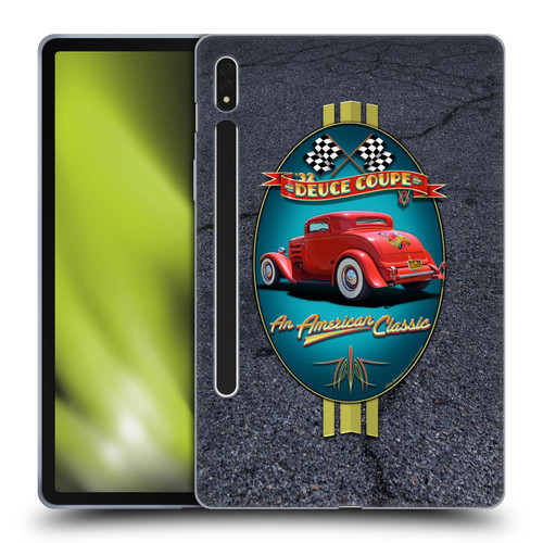 Larry Grossman Retro Collection Deuce Coupe Classic Soft Gel Case for Samsung Galaxy Tab S8