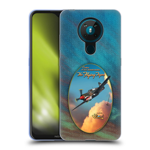 Larry Grossman Retro Collection P-40 Warhawk Flying Tiger Soft Gel Case for Nokia 5.3