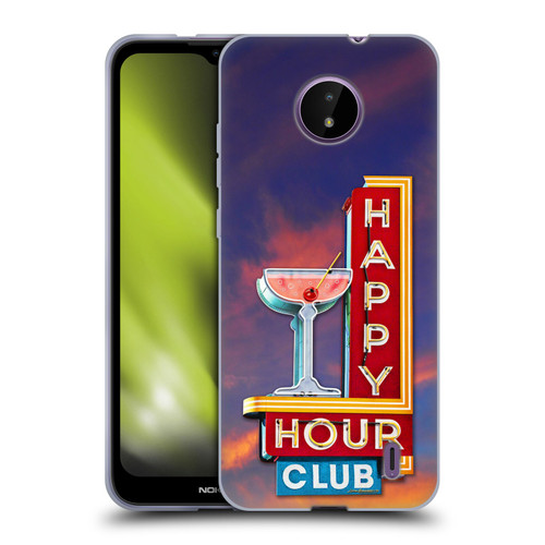 Larry Grossman Retro Collection Happy Hour Club Soft Gel Case for Nokia C10 / C20