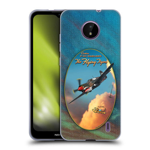 Larry Grossman Retro Collection P-40 Warhawk Flying Tiger Soft Gel Case for Nokia C10 / C20