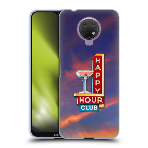 Larry Grossman Retro Collection Happy Hour Club Soft Gel Case for Nokia G10