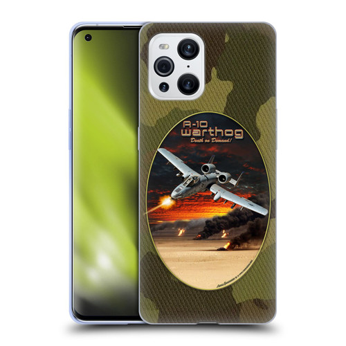 Larry Grossman Retro Collection A-10 Warthog Soft Gel Case for OPPO Find X3 / Pro