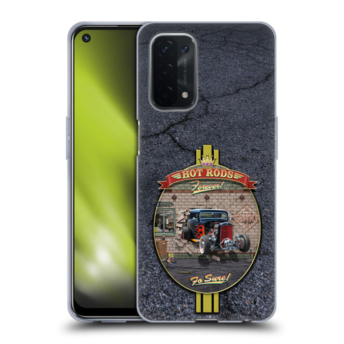 Larry Grossman Retro Collection Hot Rods Forever Soft Gel Case for OPPO A54 5G