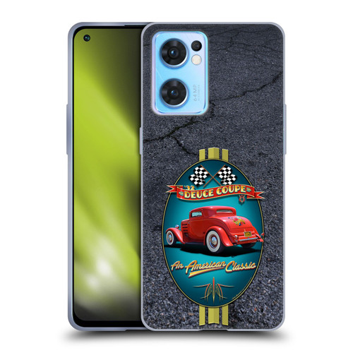 Larry Grossman Retro Collection Deuce Coupe Classic Soft Gel Case for OPPO Reno7 5G / Find X5 Lite