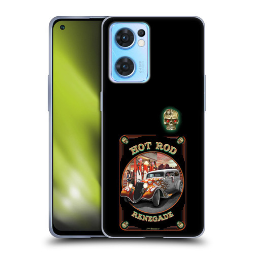 Larry Grossman Retro Collection Hot Rod Renegade Soft Gel Case for OPPO Reno7 5G / Find X5 Lite