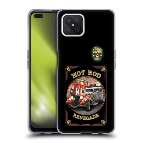 Larry Grossman Retro Collection Hot Rod Renegade Soft Gel Case for OPPO Reno4 Z 5G