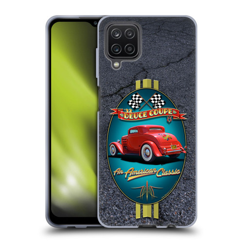 Larry Grossman Retro Collection Deuce Coupe Classic Soft Gel Case for Samsung Galaxy A12 (2020)