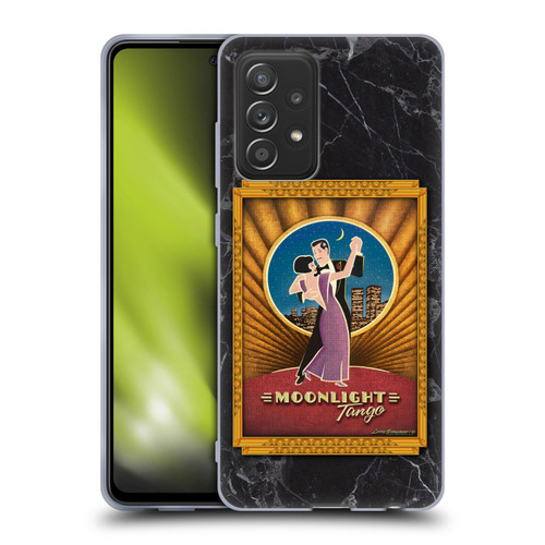 Larry Grossman Retro Collection Moonlight Tango Soft Gel Case for Samsung Galaxy A52 / A52s / 5G (2021)
