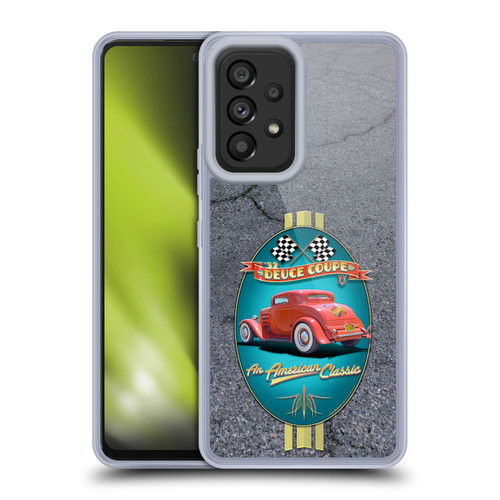Larry Grossman Retro Collection Deuce Coupe Classic Soft Gel Case for Samsung Galaxy A53 5G (2022)