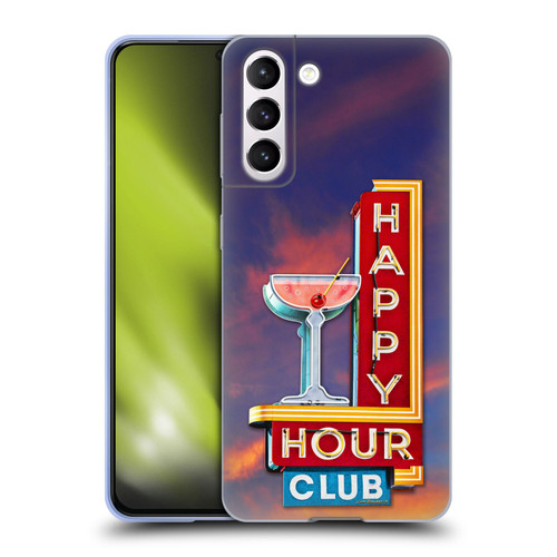 Larry Grossman Retro Collection Happy Hour Club Soft Gel Case for Samsung Galaxy S21 5G