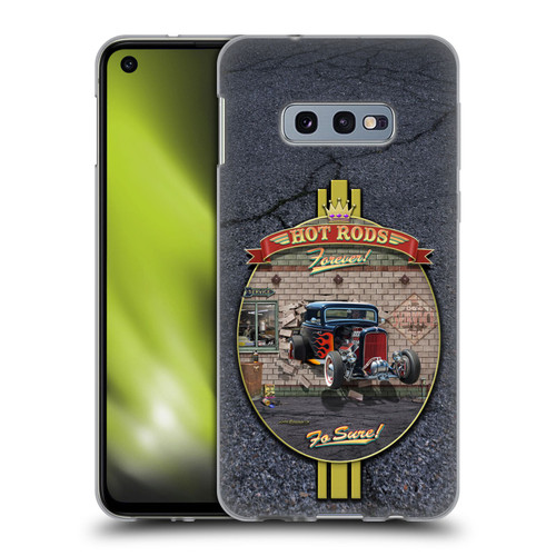 Larry Grossman Retro Collection Hot Rods Forever Soft Gel Case for Samsung Galaxy S10e