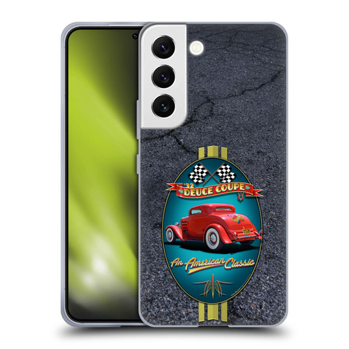 Larry Grossman Retro Collection Deuce Coupe Classic Soft Gel Case for Samsung Galaxy S22 5G