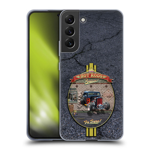 Larry Grossman Retro Collection Hot Rods Forever Soft Gel Case for Samsung Galaxy S22+ 5G