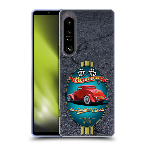 Larry Grossman Retro Collection Deuce Coupe Classic Soft Gel Case for Sony Xperia 1 IV