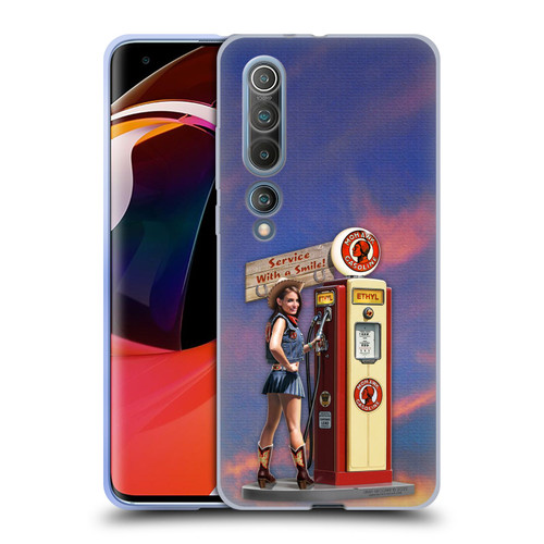 Larry Grossman Retro Collection Gasoline Girl Soft Gel Case for Xiaomi Mi 10 5G / Mi 10 Pro 5G