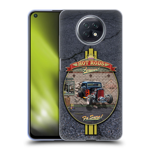 Larry Grossman Retro Collection Hot Rods Forever Soft Gel Case for Xiaomi Redmi Note 9T 5G
